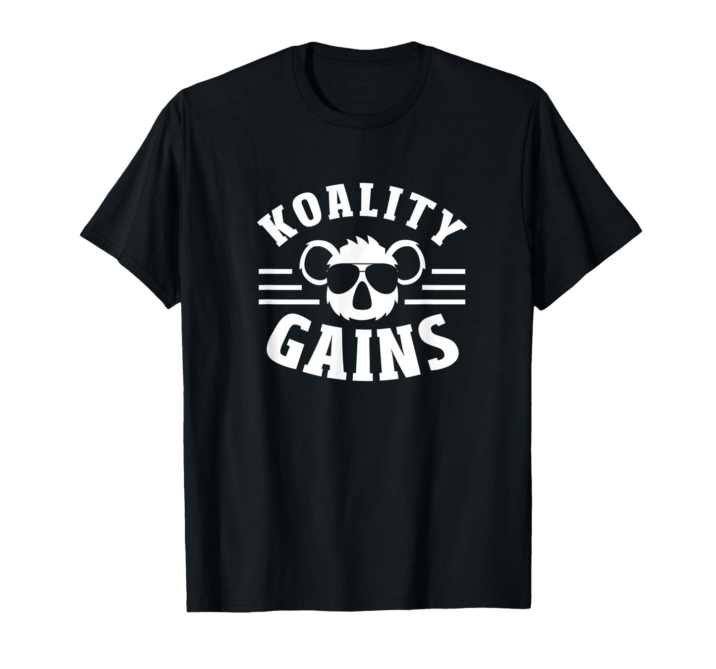 Koality Gains Funny Fitness Gym Koala T-Shirt