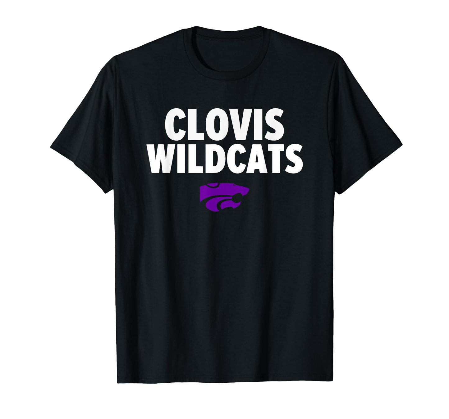 Clovis Wildcats Logo Bold HS T-Shirt