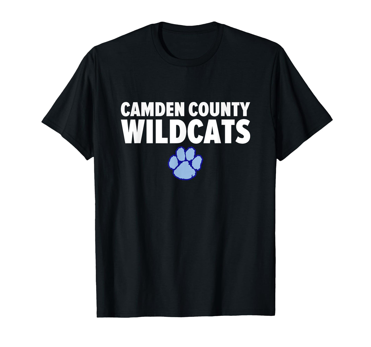 Camden County Wildcats Logo Bold HS T-Shirt
