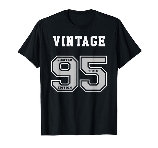 1995 BIRTHDAY JERSEY - VINTAGE 95 - GRAY CLASSIC 1995 GIFT T-Shirt