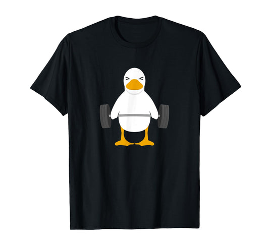 Duck Deadlift Design - Weight Lifting Gym Workout T-Shirt