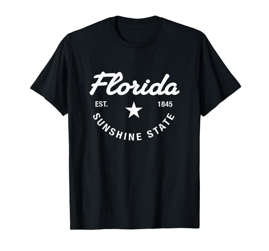 Florida - The Sunshine State - Throwback Design - Classic T-Shirt
