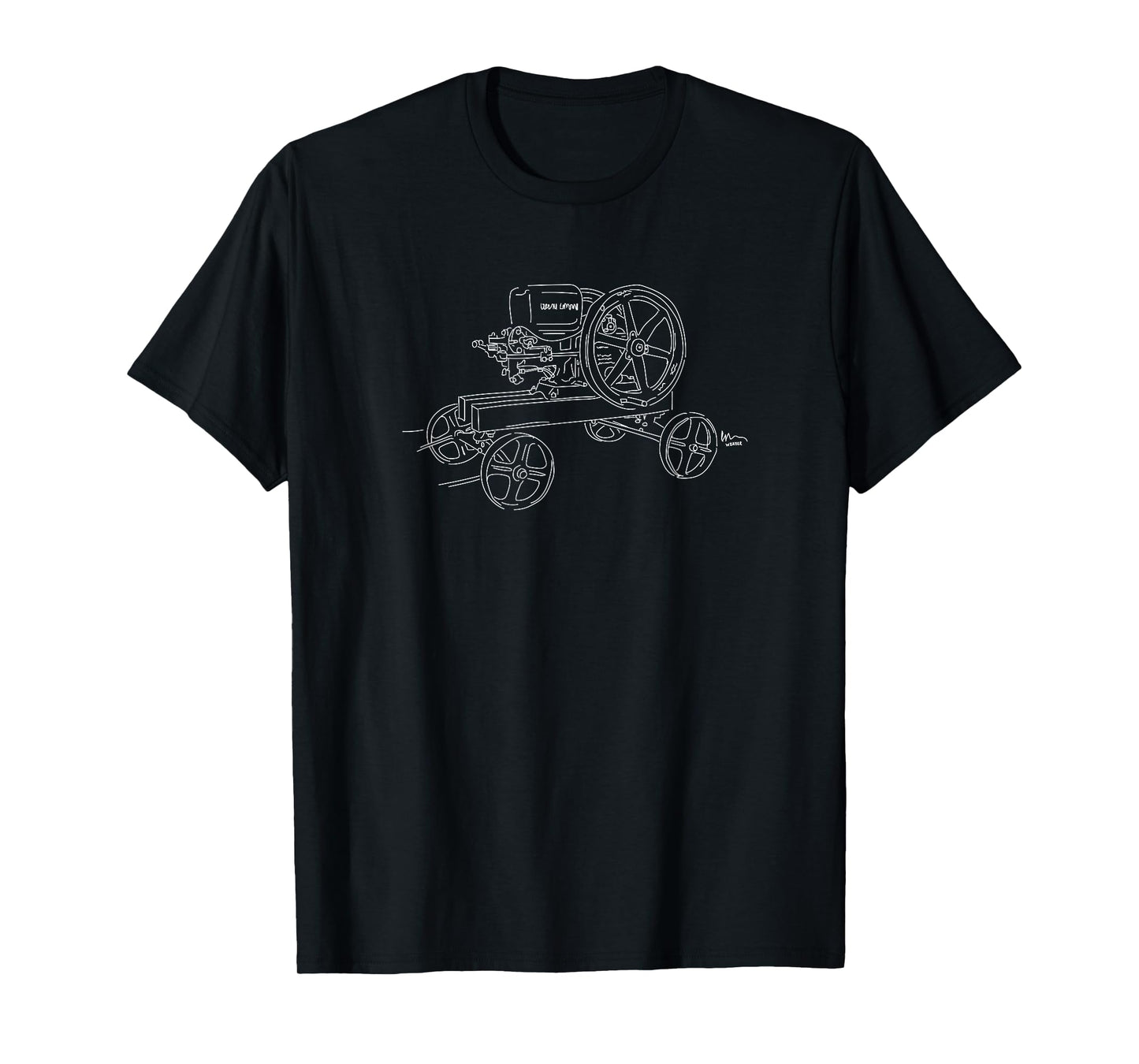 Vintage Antique Hit and Miss Gasoline Engine Tractor Motor T-Shirt