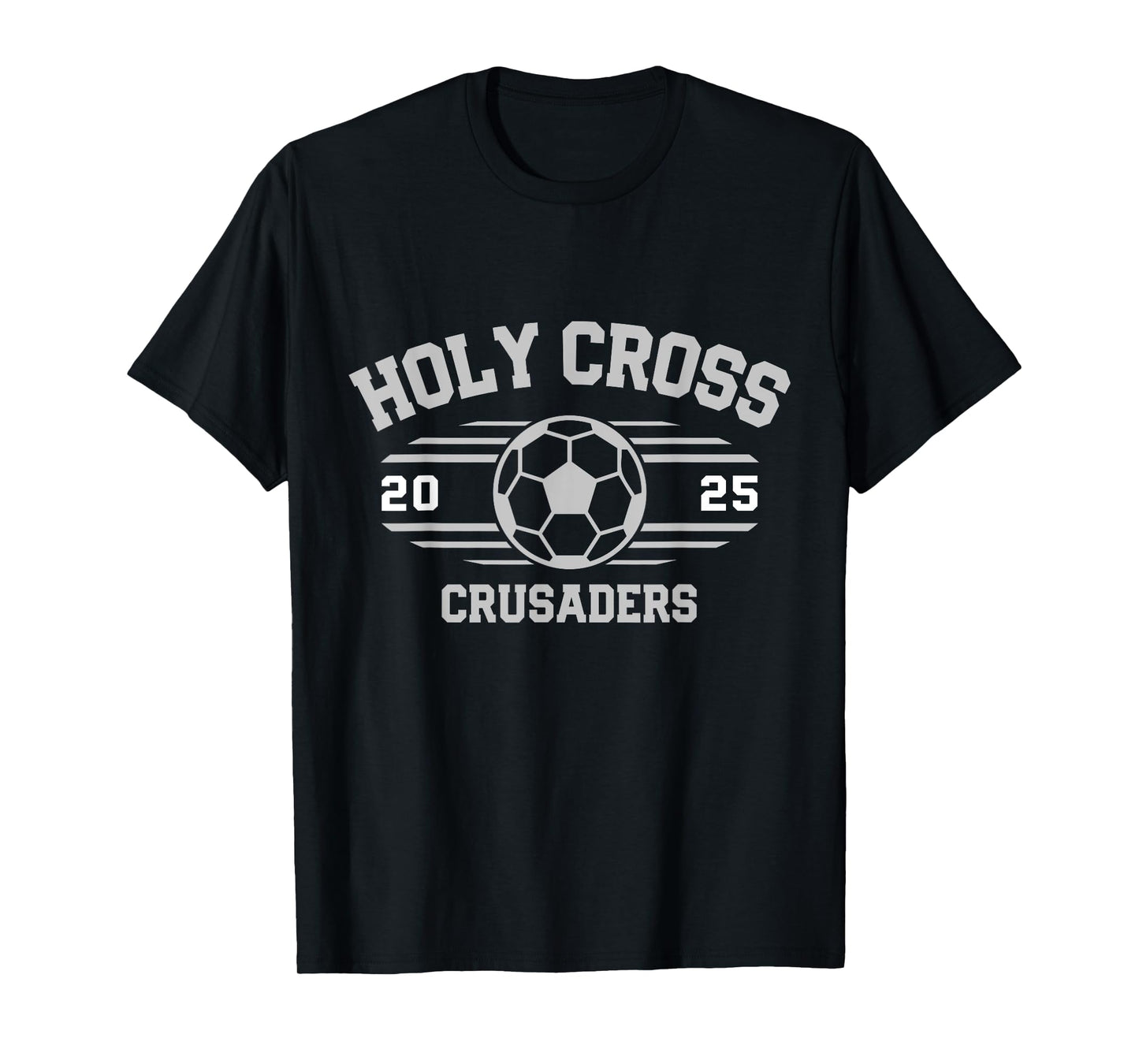 Holy Cross Crusaders Soccer Ball 2025 T-Shirt