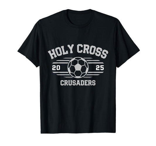 Holy Cross Crusaders Soccer Ball 2025 T-Shirt