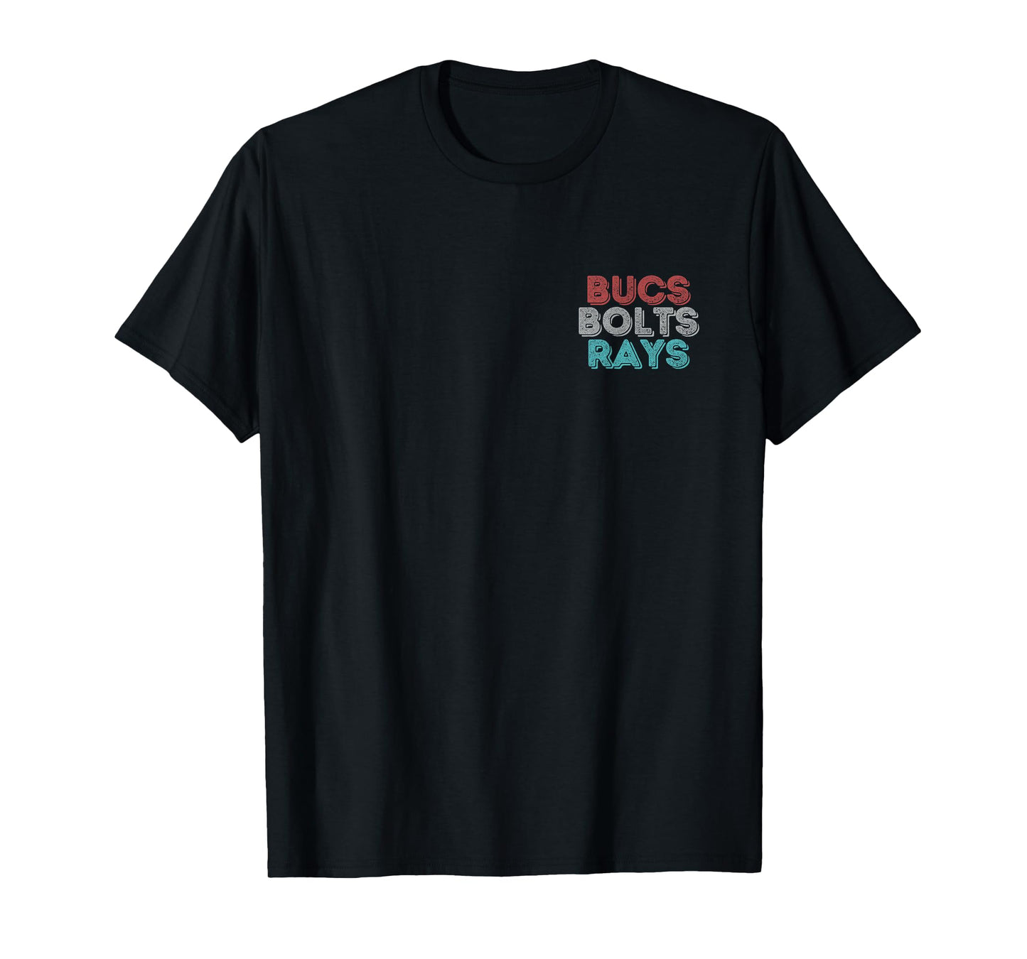 Vintage Retro Small Bucs Bolts Rays T-Shirt