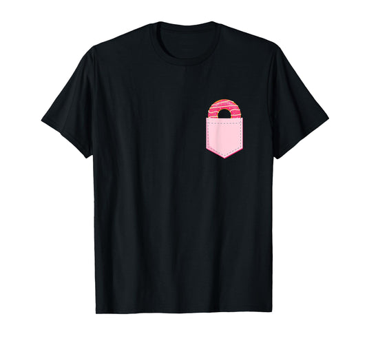 Pocket Donut - Funny Pocket Size Doughnut Donut Lover T-Shirt