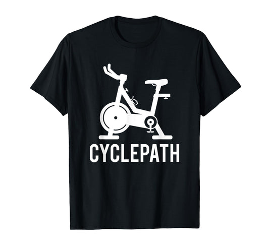 Cyclepath Love Spin Funny Workout Pun Gym Spinning Class T-Shirt