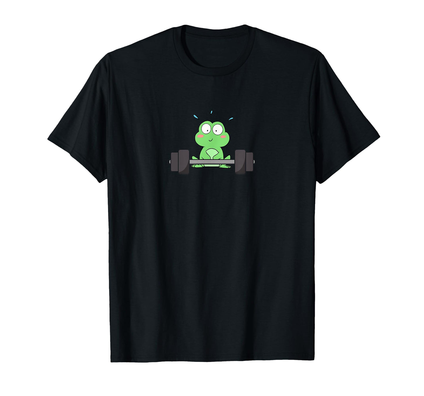 Cute Frog Exercise Deadlift Aesthetic Funny Gym Toad T-Shirt