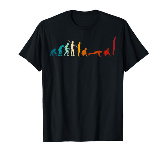 Evolution of Burpees - Funny Personal Trainer Funny Exercise T-Shirt