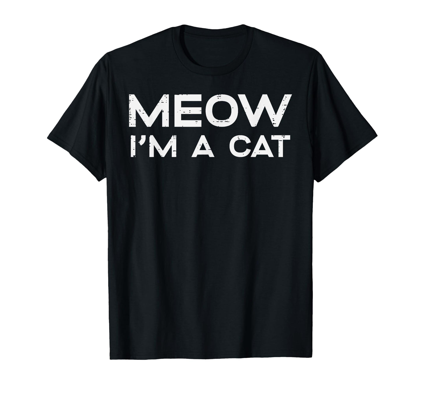 Halloween Meow Im Cat Funny Costume Women Girls Kids Men T-Shirt
