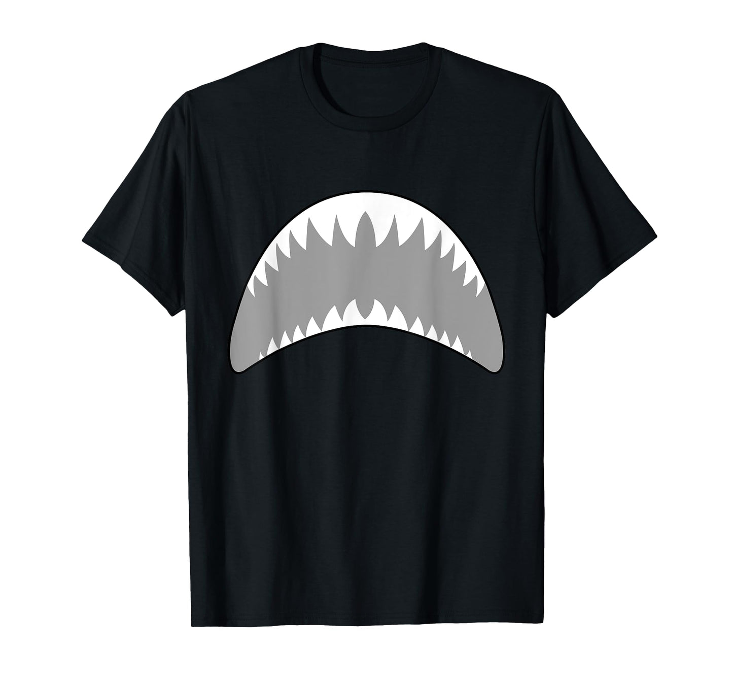 Shark mouth jaw lazy easy costume for halloween party T-Shirt
