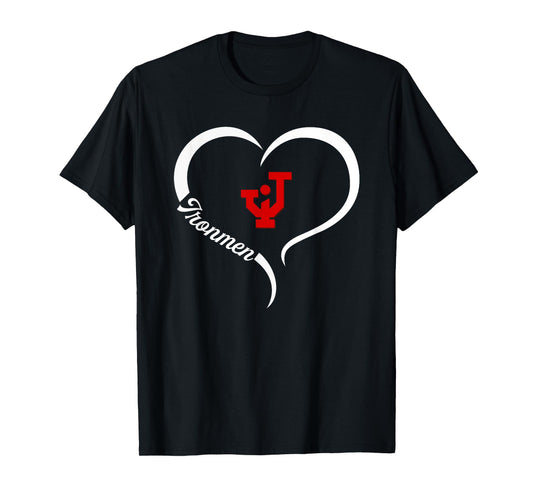 Jackson Ironmen Logo Half Heart Slogan HS T-Shirt