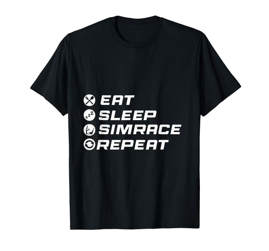 Sim Racer Sim Race Driving Simulator Outfits Sim Racing T-Shirt