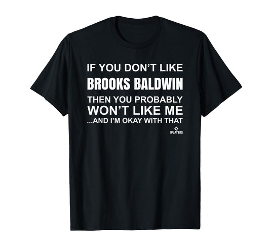 Brooks Baldwin Prospect Baseball Fan Gear T-Shirt