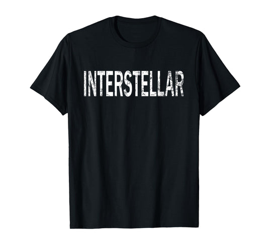Vintage Interstellar Distressed Space Enthusiast T-Shirt