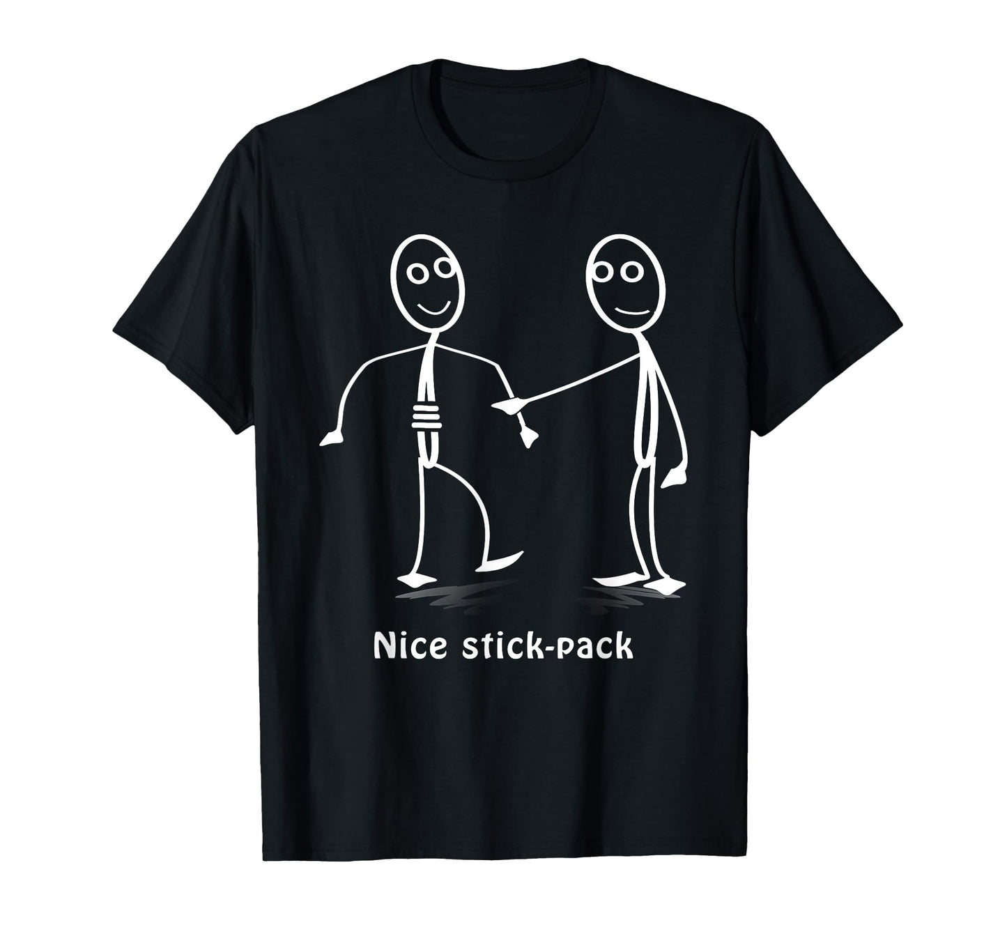 Funny "Nice Stick-Pack" Stickman Costume - Stick Figure T-Shirt