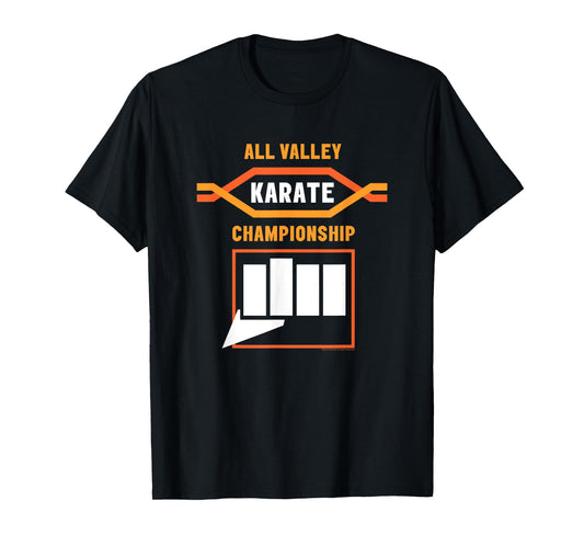 Cobra Kai All Valley Logo and Fist T-Shirt