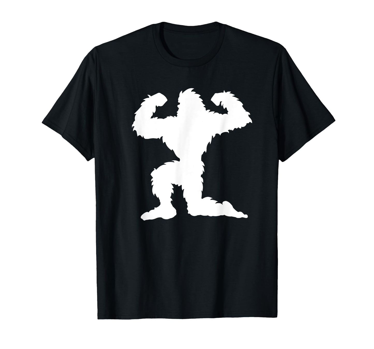 Funny Bodybuilding Bigfoot Bodybuilder Weightlifting Fitness T-Shirt