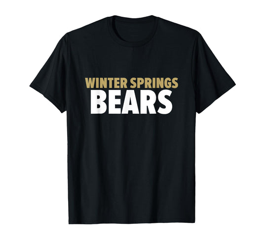 Winter Springs Bears Bold T-Shirt