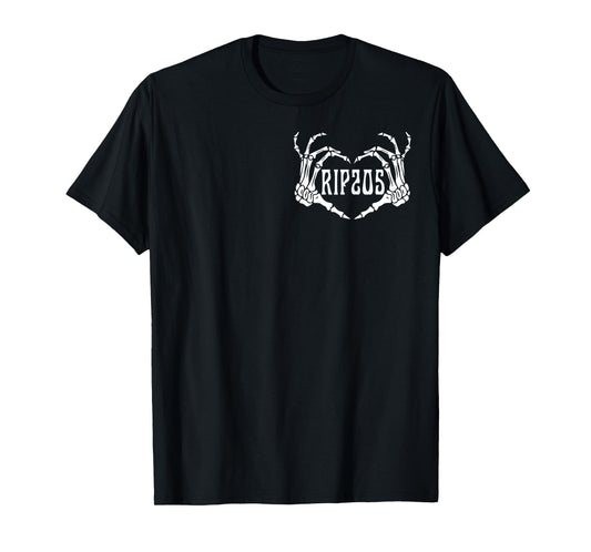 Death To My Twenties Funny R.I.P 20s, 30th Birthday Skeleton T-Shirt