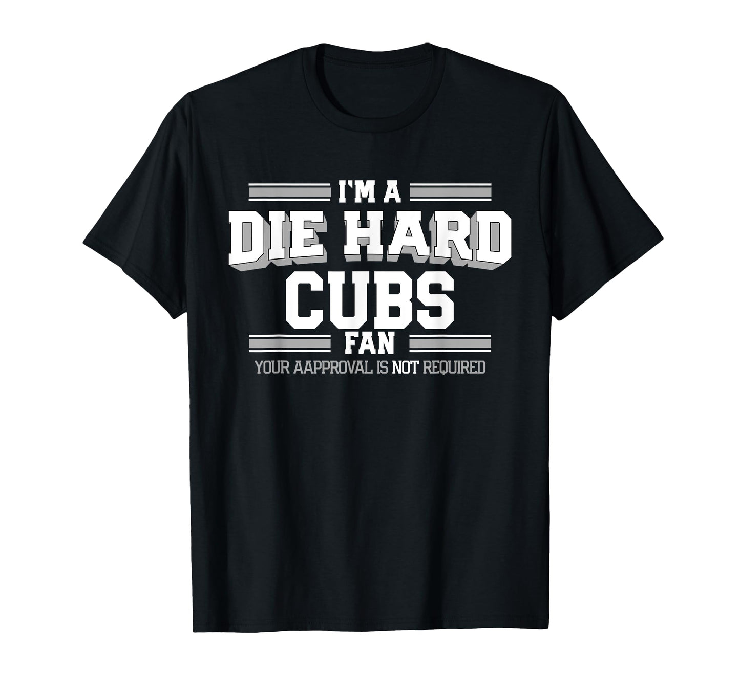 Brenham Cubs Official High School Gear Cubs Brenham Die Hard Fan HS T-Shirt