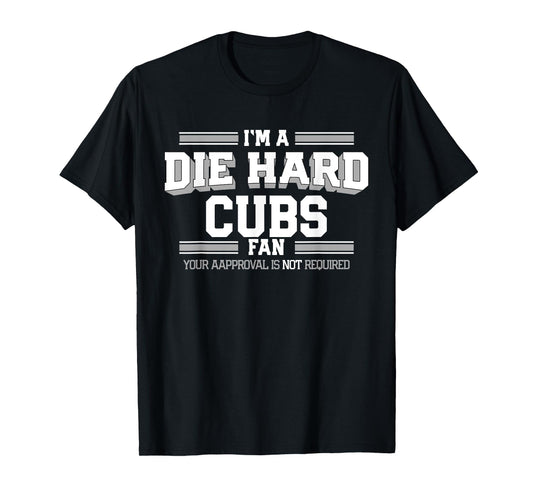 Brenham Cubs Official High School Gear Cubs Brenham Die Hard Fan HS T-Shirt