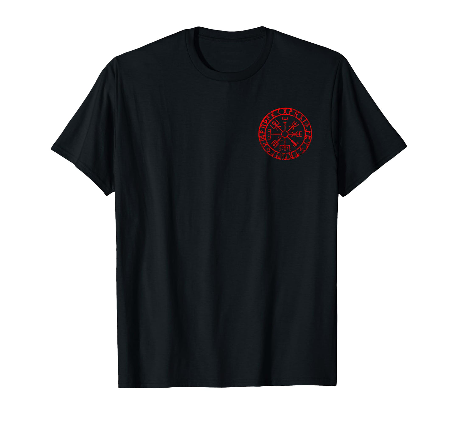 Norse Vegvisir Symbol Valhalla Viking Compass Odin Pagan T-Shirt
