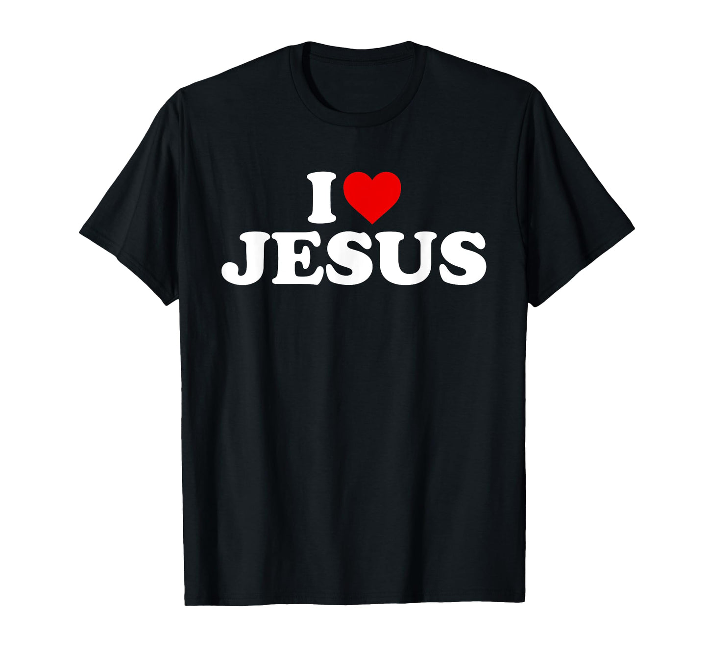 I Love Jesus - Heart T-Shirt