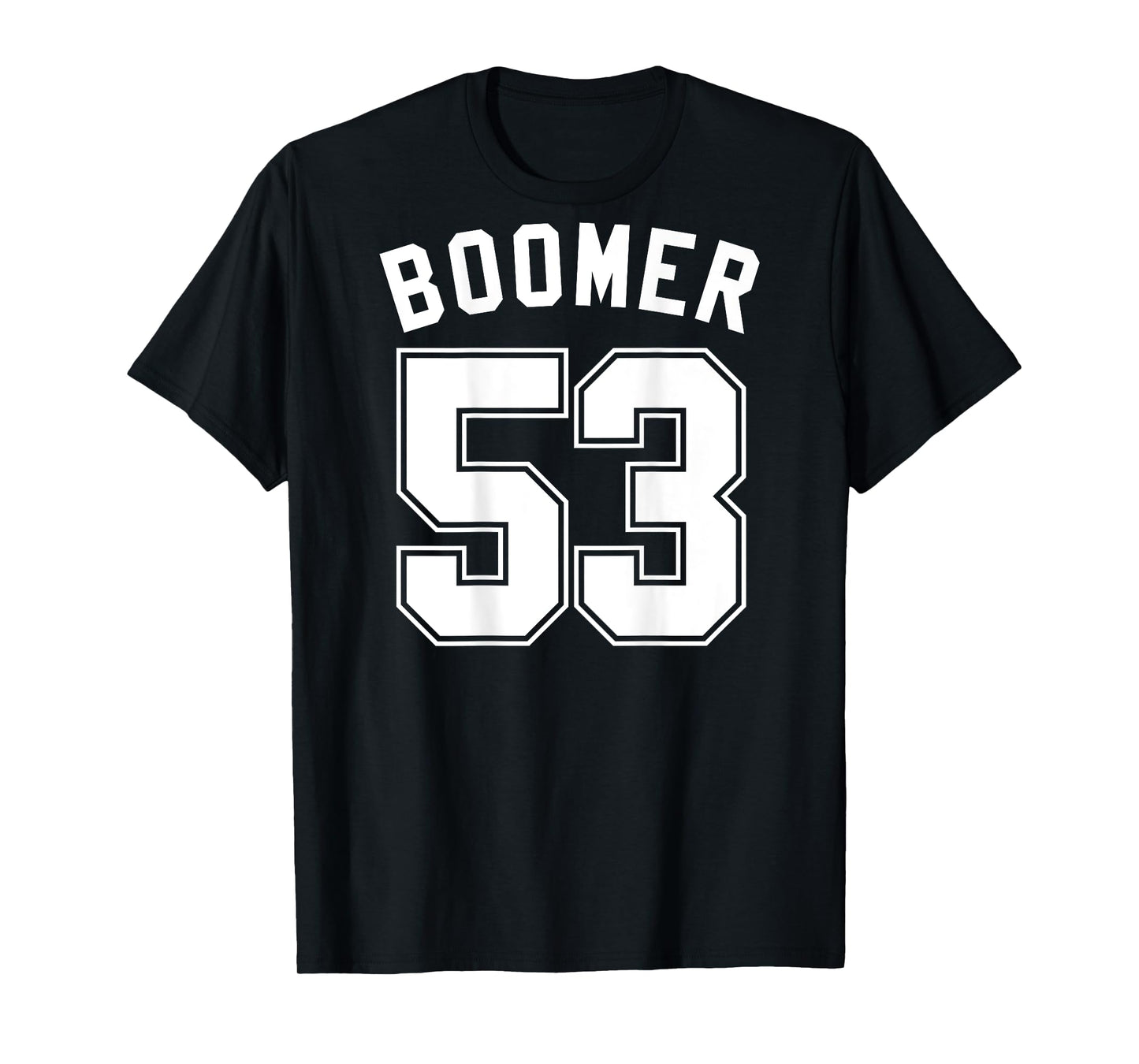 1953 Boomer Jersey (Back) Generation Badass for Proud Boomer T-Shirt