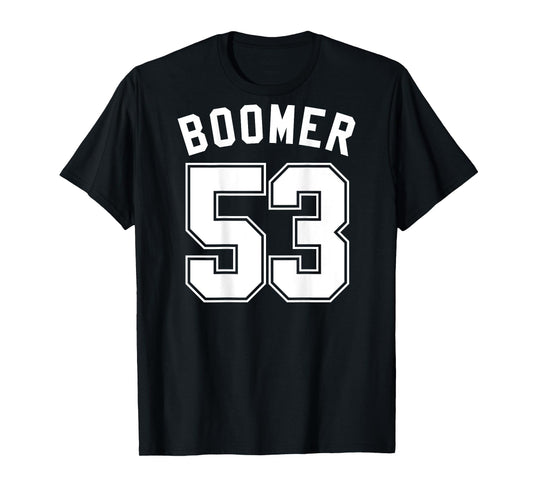 1953 Boomer Jersey (Back) Generation Badass for Proud Boomer T-Shirt