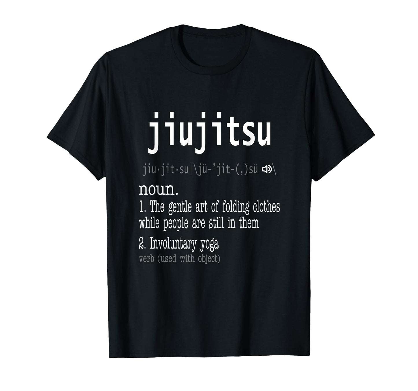 Funny Jiu Jitsu Definition MMA BJJ noun T-Shirt