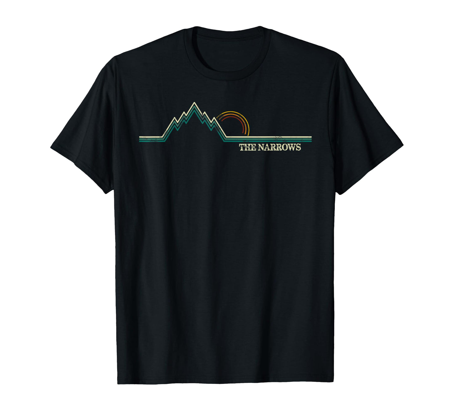The Narrows Zion National Park Retro Utah T-Shirt