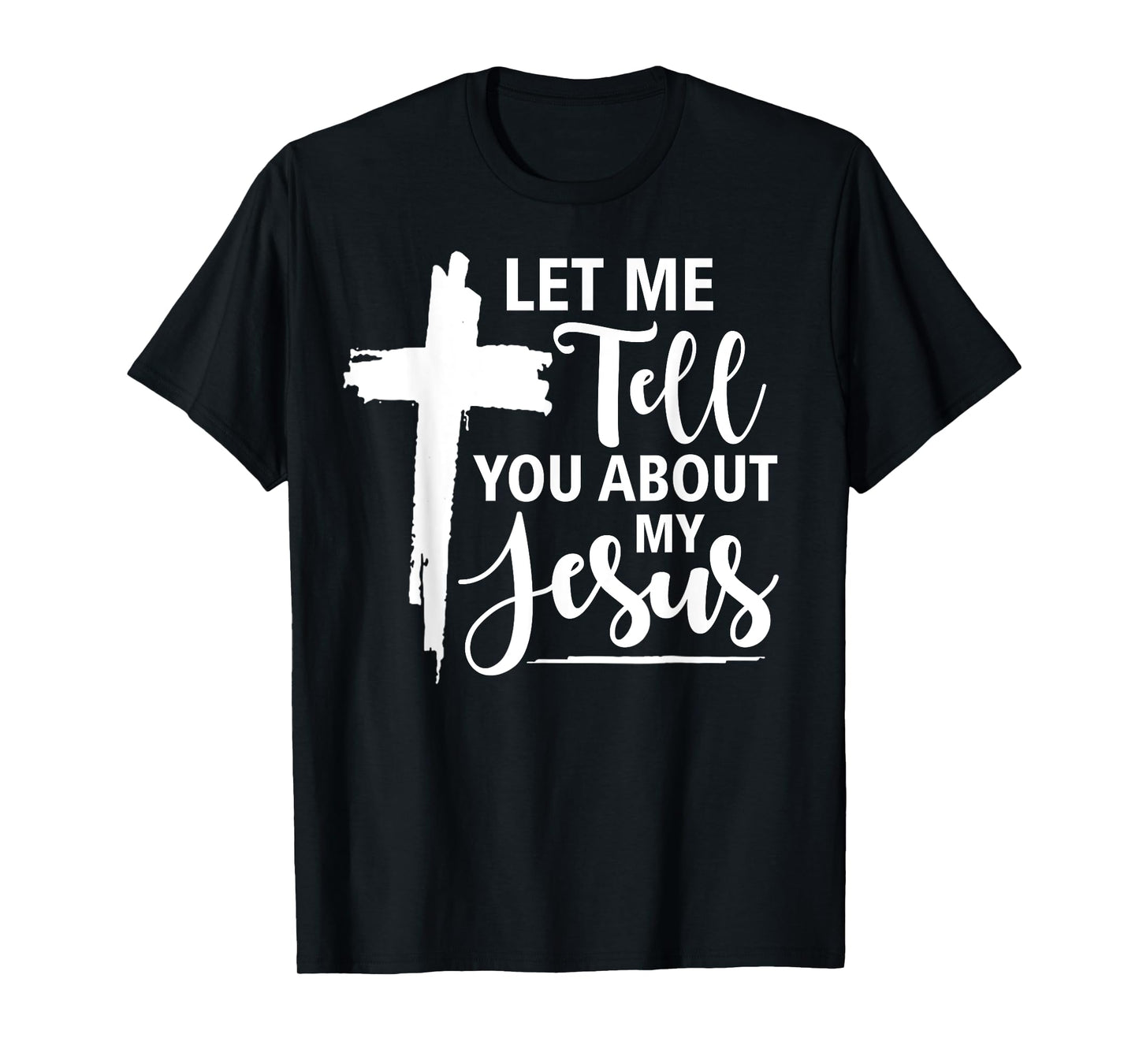 Retro Tie Dye Rainbow Let Me Tell You About My Jesus God T-Shirt