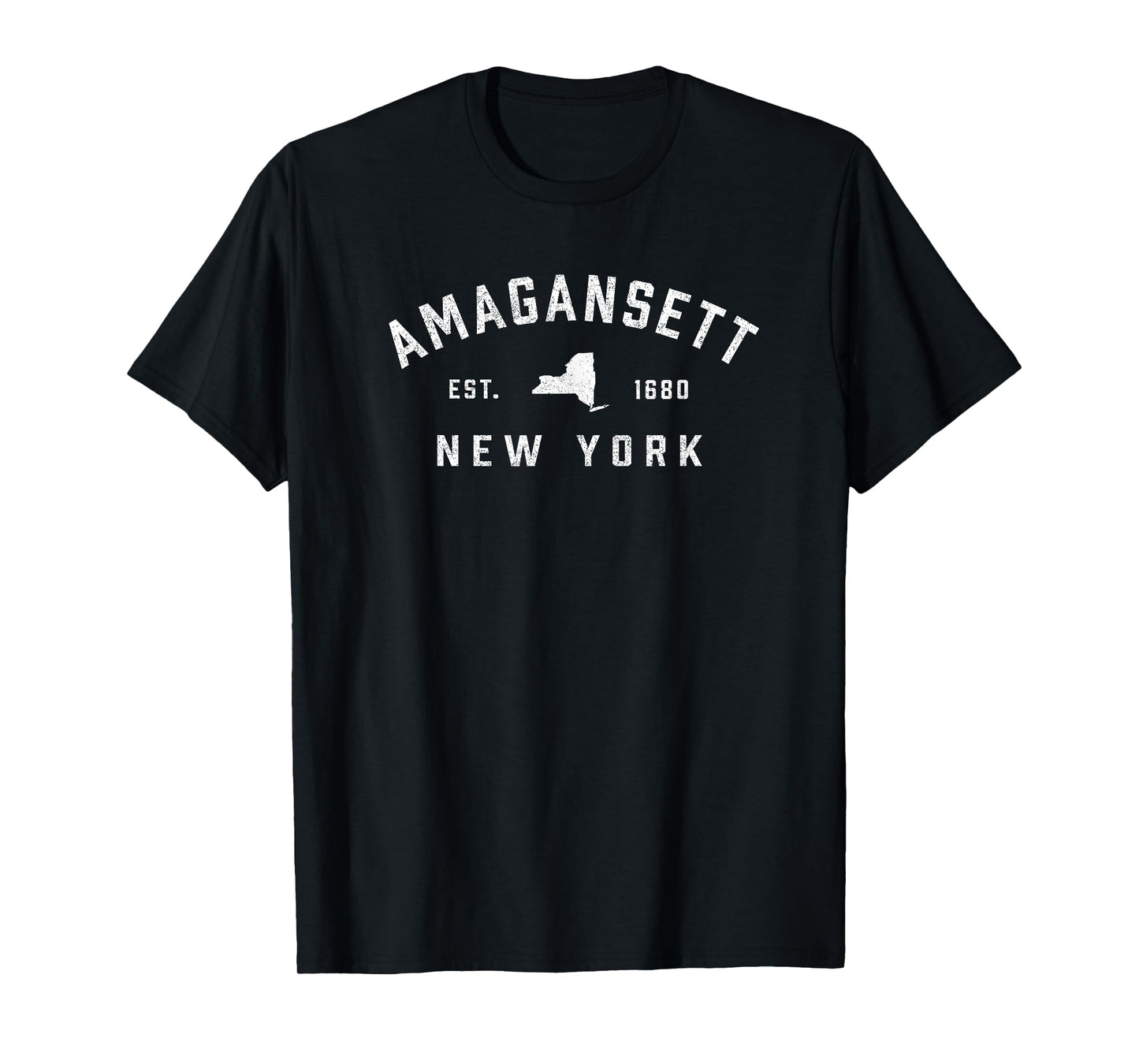 Amagansett New York Est 1680 Vintage Preppy Throwback T-Shirt