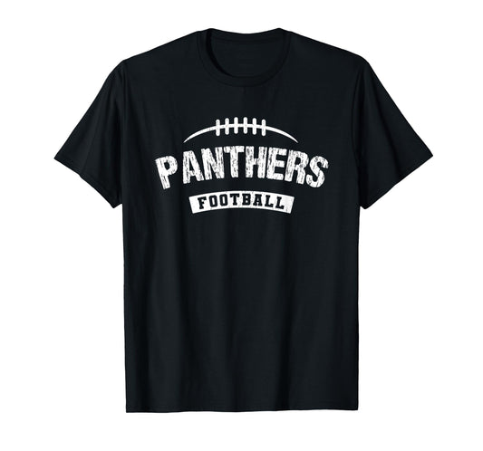 Panthers Dewitt Football Distressed HS T-Shirt