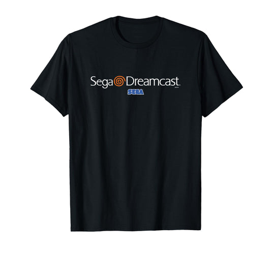 SEGA Dreamcast white logo video game T-Shirt