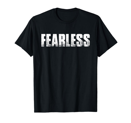Fearless T-Shirt Workout Motivation Entrepreneur Gym Fitness
