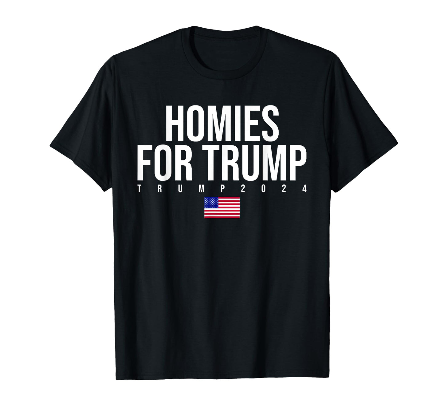 Homies For Trump 2024 Great Edition Republican Conservative T-Shirt