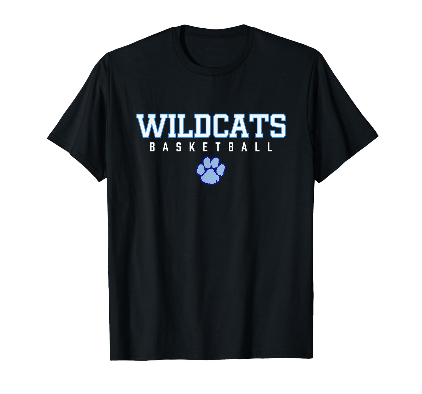 Camden County Wildcats Logo Basketball HS T-Shirt