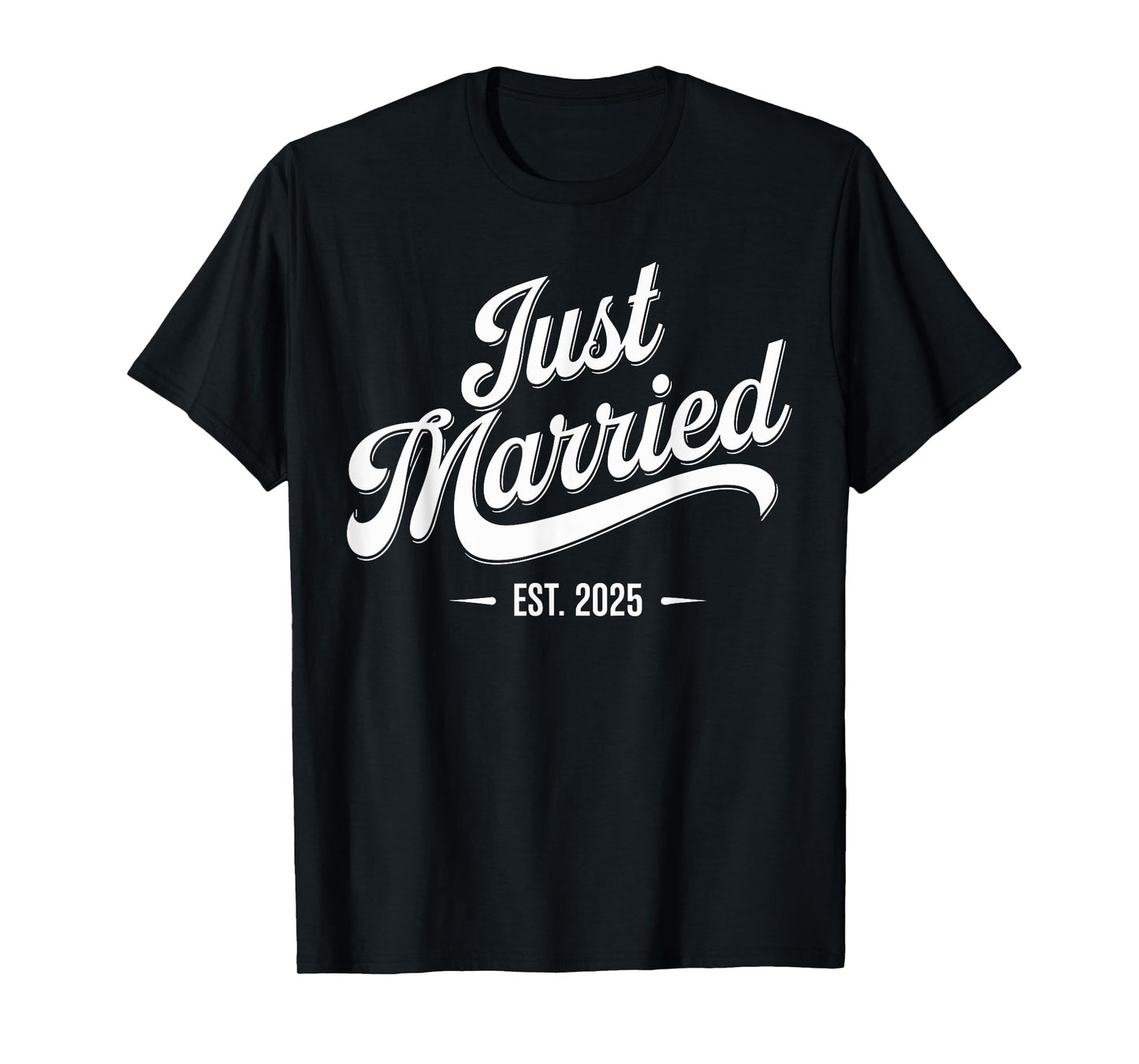 Mr. Est. 2025 Just Married Wedding Hubby Mr & Mrs T-Shirt