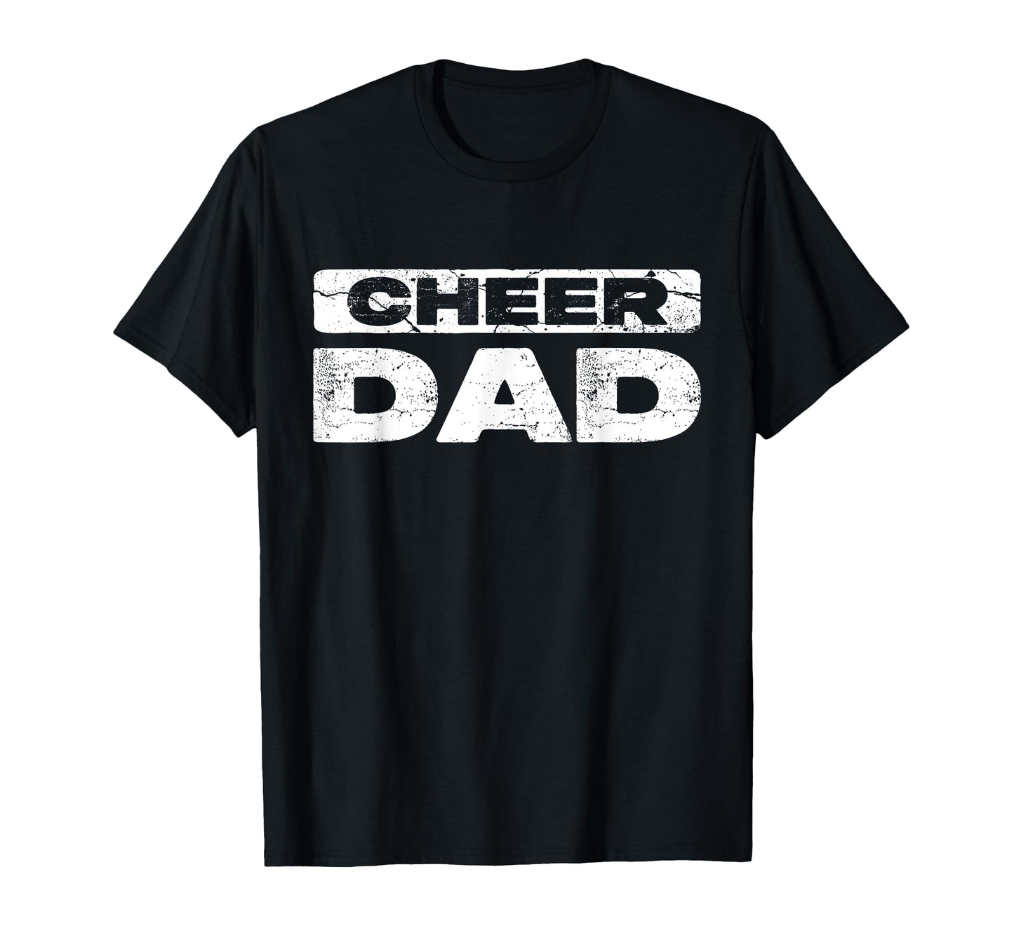 Cheer Dad Shirt Men Fathers Day Cheerleading Dad T-Shirt