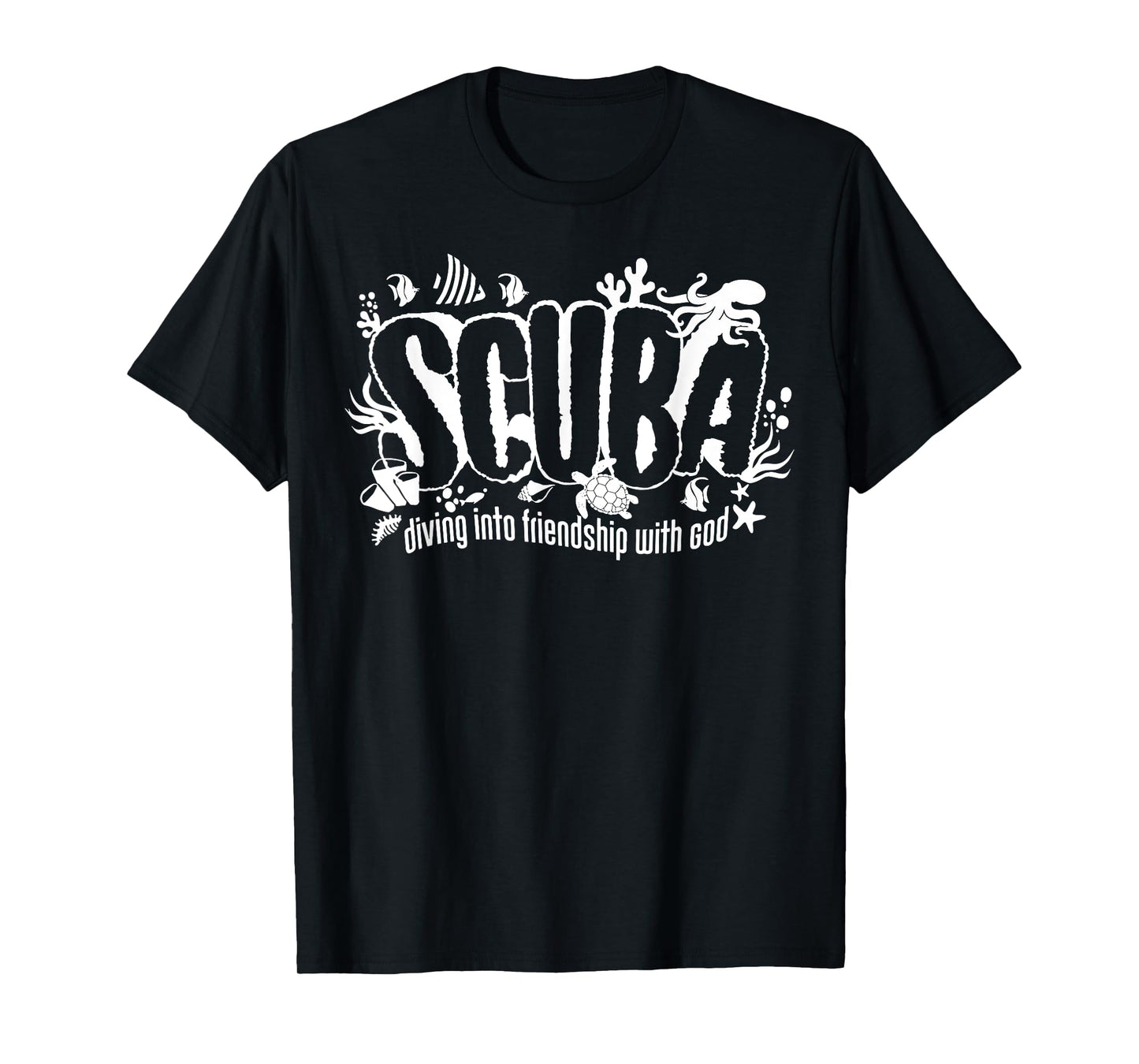 Scuba Diving Into Friendship with God Christian VBS 2024 T-Shirt