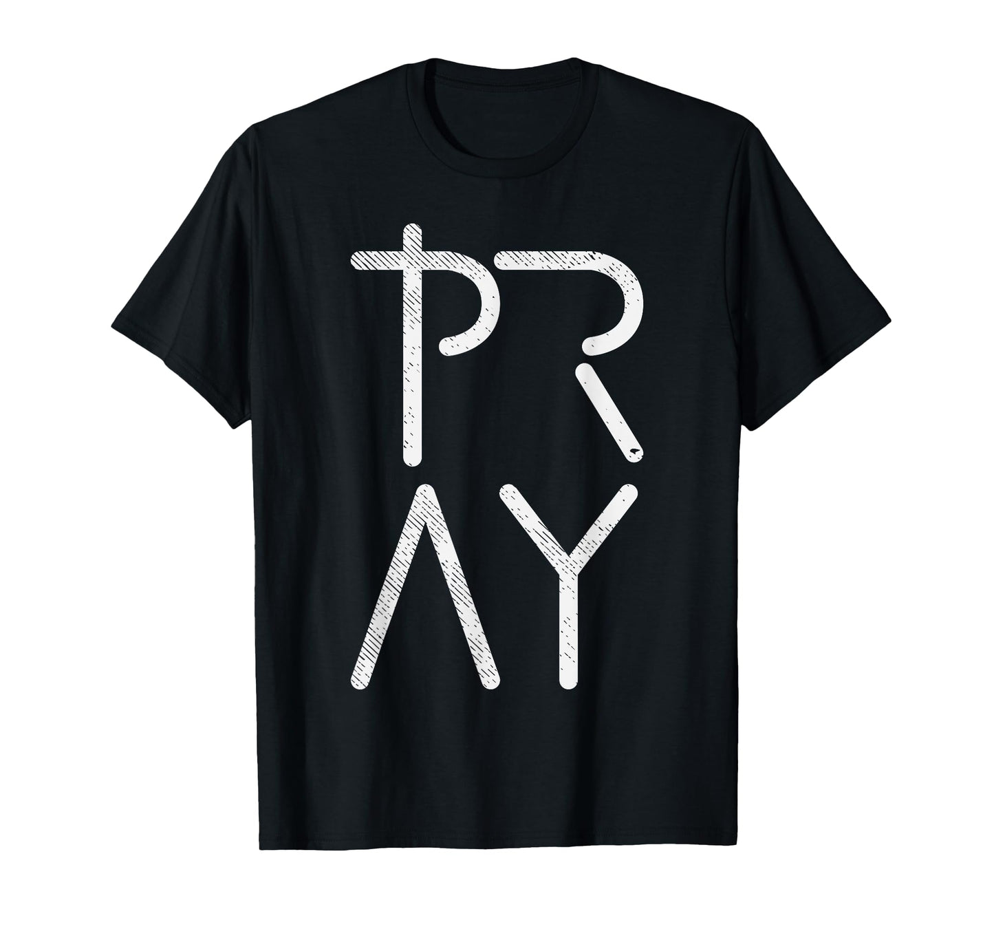 Pray God Jesus Christ Faith Prayer Religious Christian Gift T-Shirt