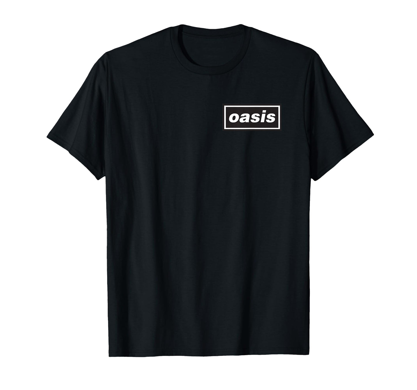 Oasis – Pocket Hit Logo Black T-Shirt