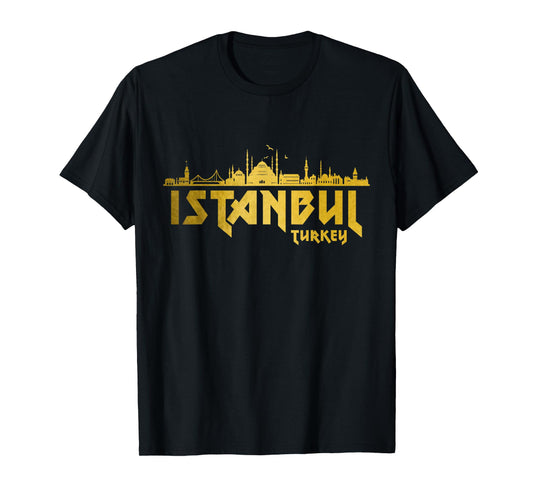 Istanbul Skyline Turkey Turkish Pride Souvenir Turkiye T-Shirt