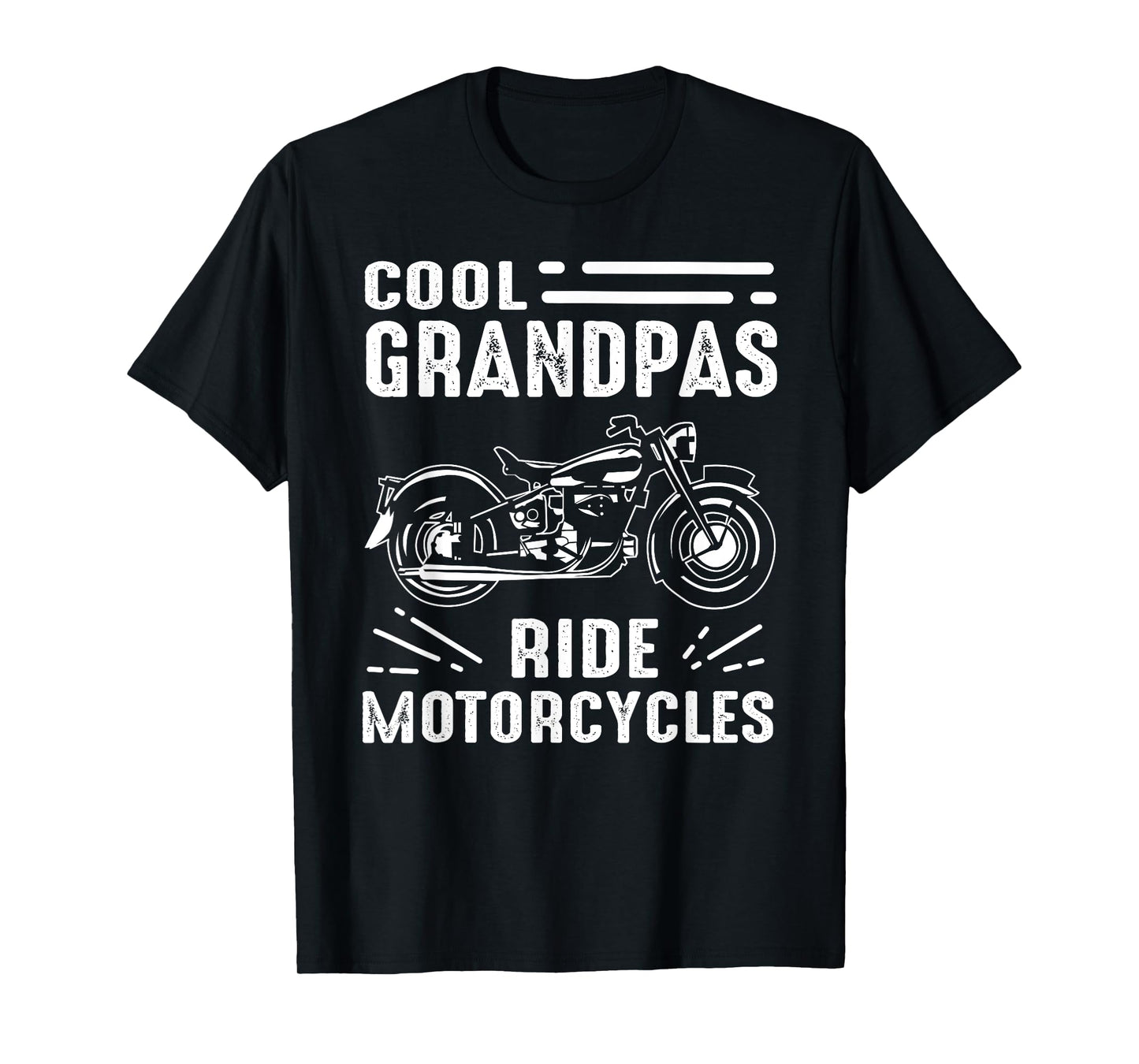 Cool Grandpas Ride MotorCycles - Funny Grand Father Biker T-Shirt
