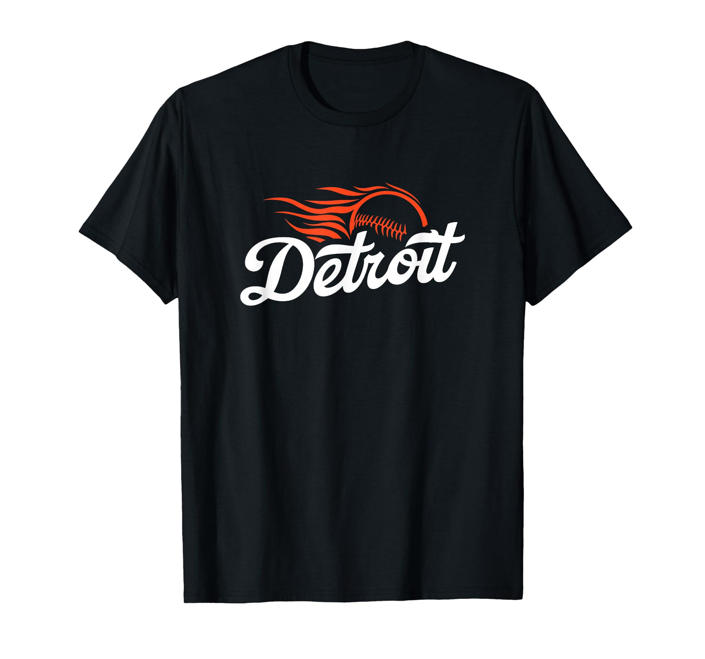 Detroit Baseball Vintage Minimalist Retro Baseball Lover T-Shirt