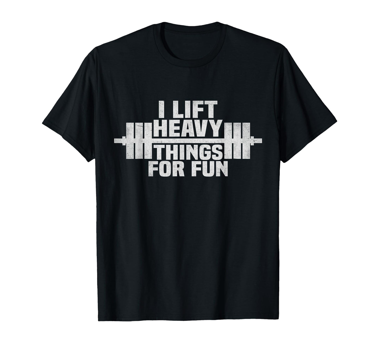 Funny Gym Pun Weightlifting Muscle Crew Workout Weightlifter T-Shirt