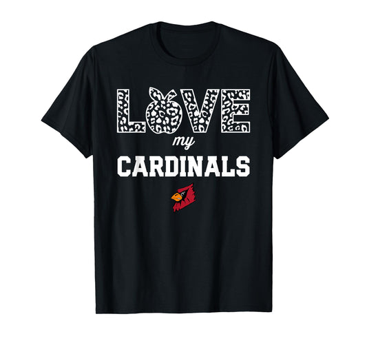 Triad Cardinals Logo Love My Team HS T-Shirt